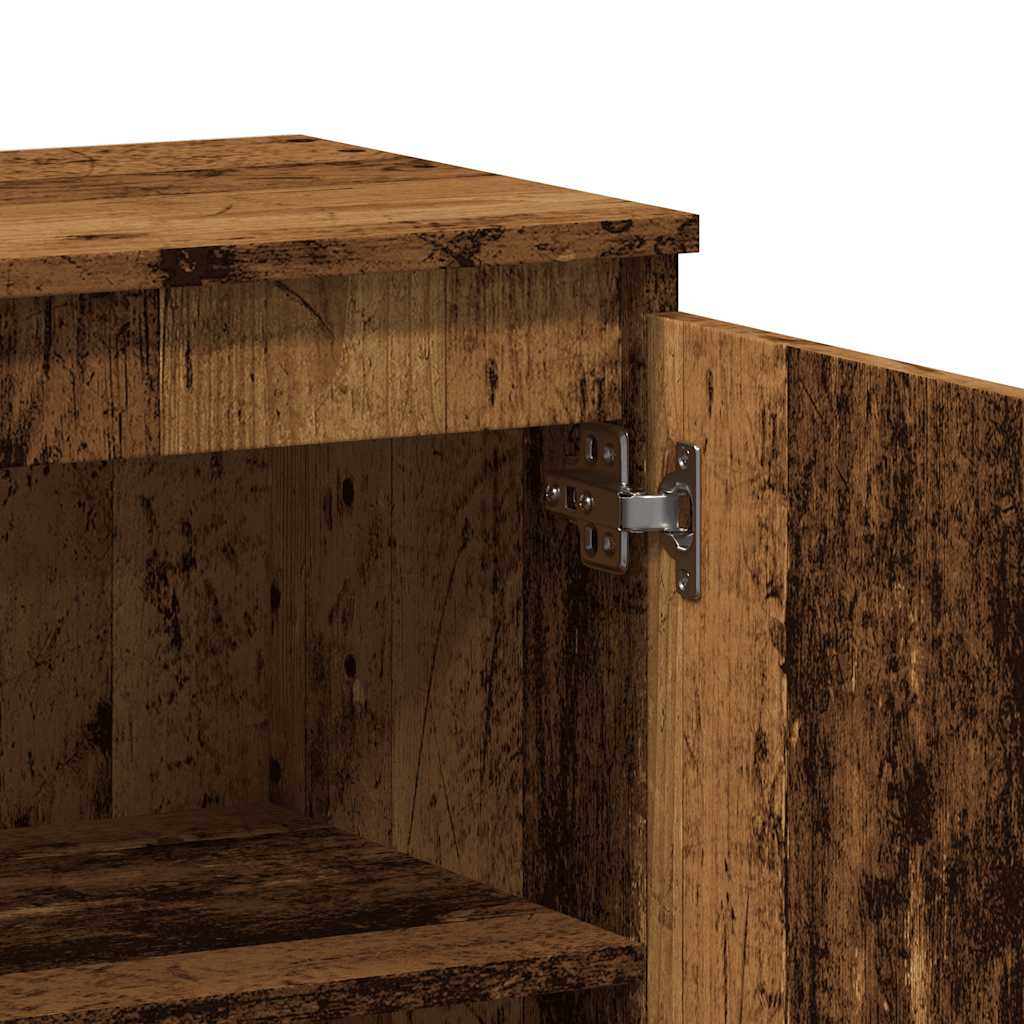 Dressoir 60x35x70 cm bewerkt hout oud houtkleurig is nu te koop bij PeponiXL, paradijselijk wonen!