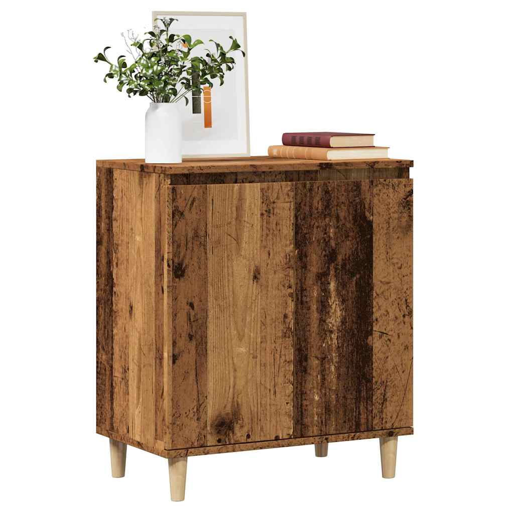 Dressoir 60x35x70 cm bewerkt hout oud houtkleurig is nu te koop bij PeponiXL, paradijselijk wonen!