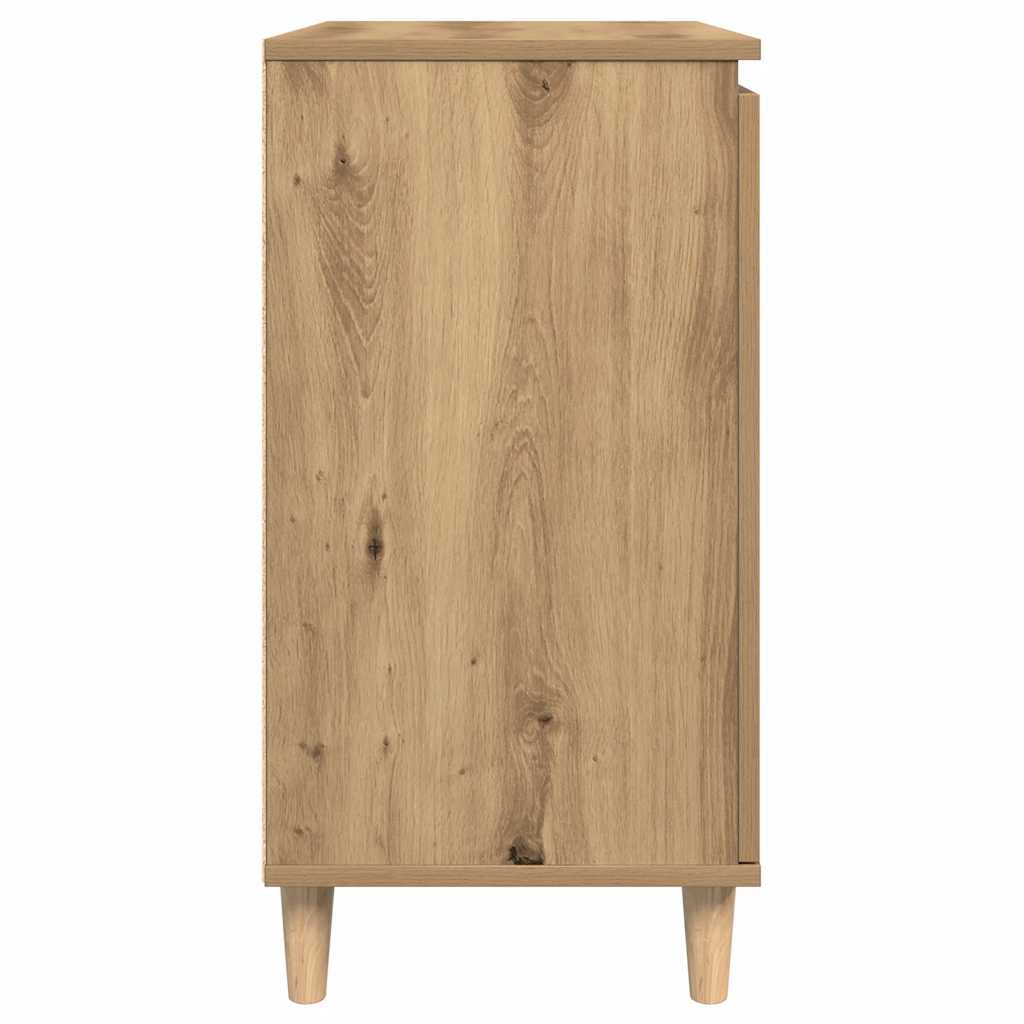 Dressoir 60x35x70 cm bewerkt hout artisanaal eikenkleur is nu te koop bij PeponiXL, paradijselijk wonen!