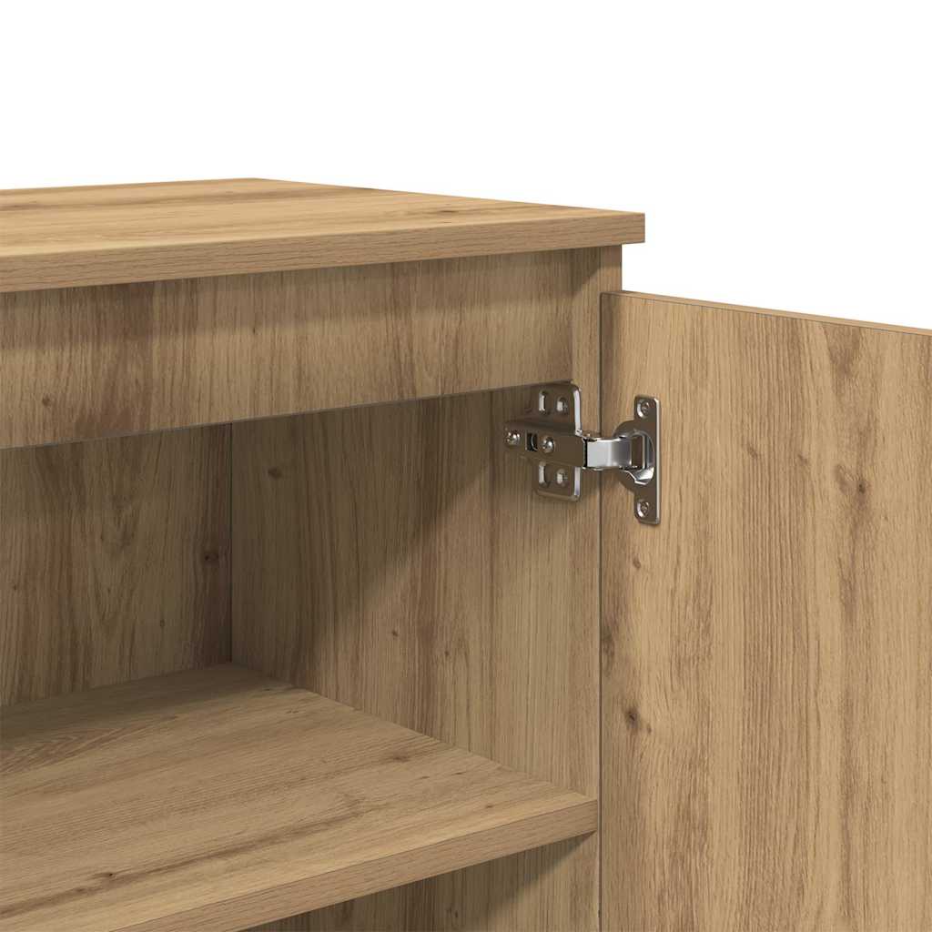 Dressoir 60x35x70 cm bewerkt hout artisanaal eikenkleur is nu te koop bij PeponiXL, paradijselijk wonen!