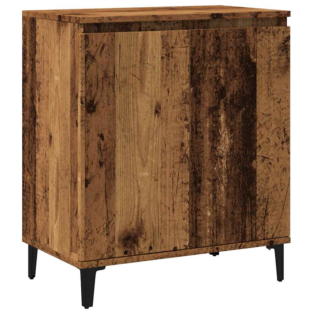 Dressoir 60x35x70 cm bewerkt hout oud houtkleurig is nu te koop bij PeponiXL, paradijselijk wonen!