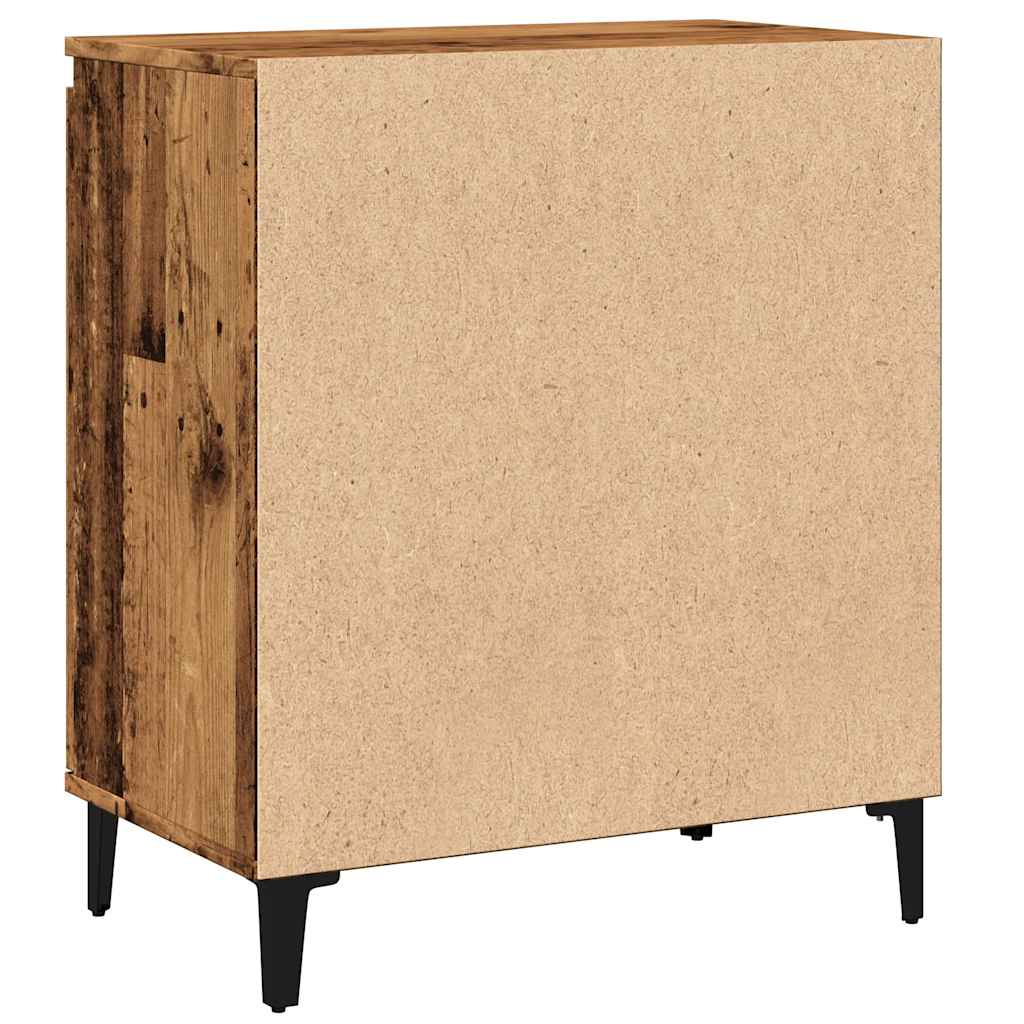 Dressoir 60x35x70 cm bewerkt hout oud houtkleurig is nu te koop bij PeponiXL, paradijselijk wonen!