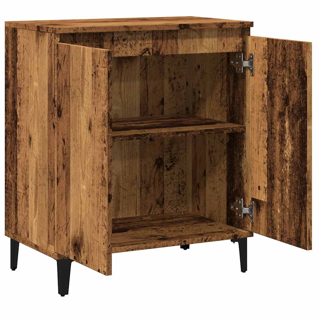 Dressoir 60x35x70 cm bewerkt hout oud houtkleurig is nu te koop bij PeponiXL, paradijselijk wonen!