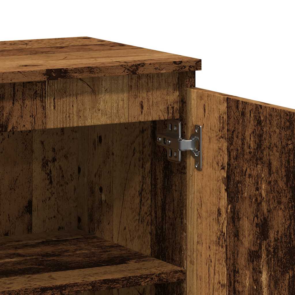 Dressoir 60x35x70 cm bewerkt hout oud houtkleurig is nu te koop bij PeponiXL, paradijselijk wonen!
