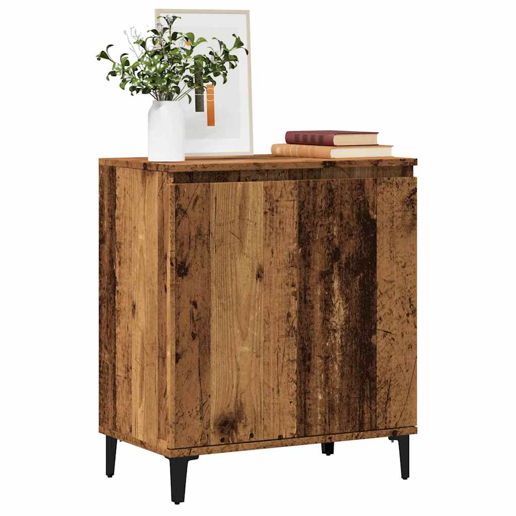 Dressoir 60x35x70 cm bewerkt hout oud houtkleurig is nu te koop bij PeponiXL, paradijselijk wonen!