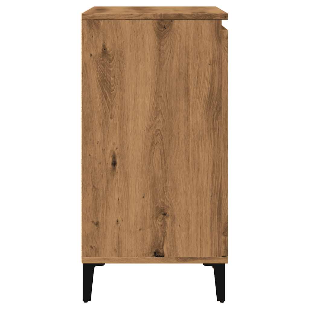 Dressoir 60x35x70 cm bewerkt hout artisanaal eikenkleur is nu te koop bij PeponiXL, paradijselijk wonen!
