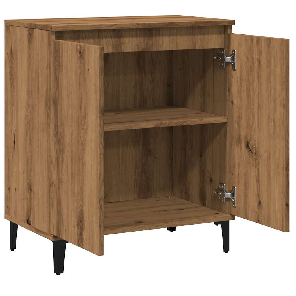 Dressoir 60x35x70 cm bewerkt hout artisanaal eikenkleur is nu te koop bij PeponiXL, paradijselijk wonen!