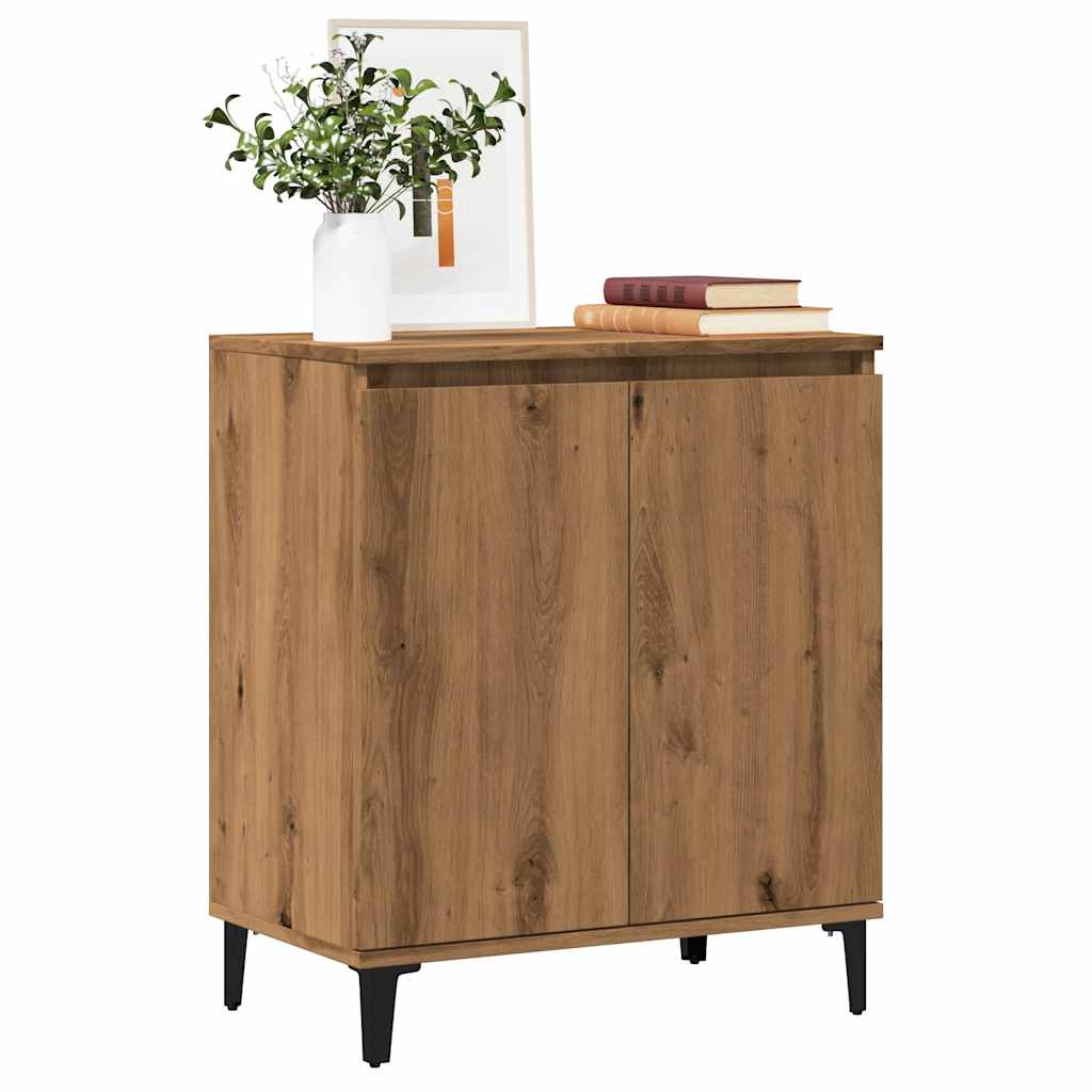 Dressoir 60x35x70 cm bewerkt hout artisanaal eikenkleur is nu te koop bij PeponiXL, paradijselijk wonen!