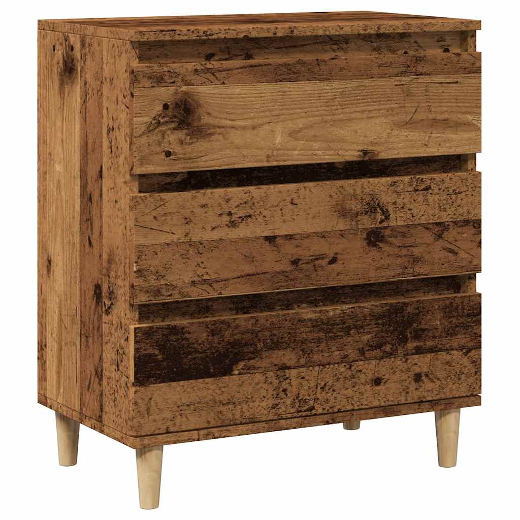 Dressoir 60x35x70 cm bewerkt hout oud houtkleurig is nu te koop bij PeponiXL, paradijselijk wonen!