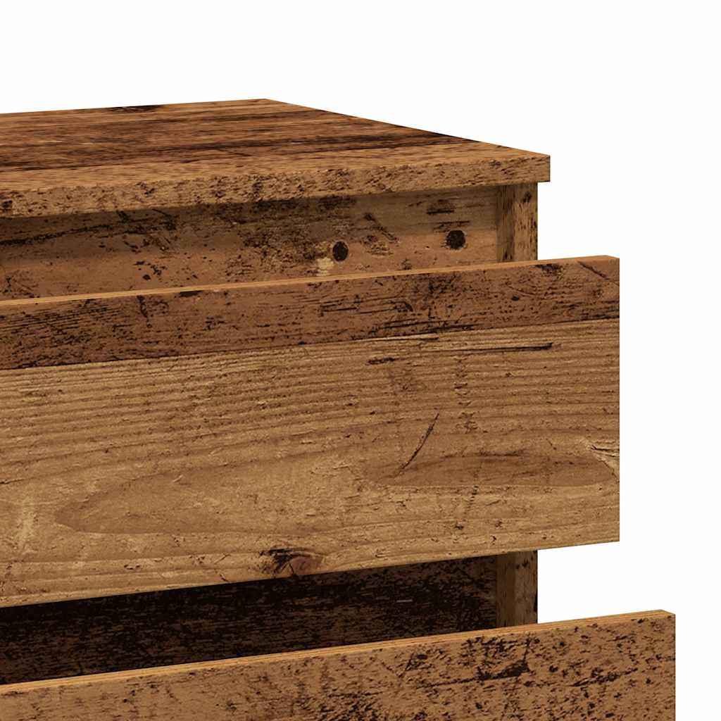 Dressoir 60x35x70 cm bewerkt hout oud houtkleurig is nu te koop bij PeponiXL, paradijselijk wonen!