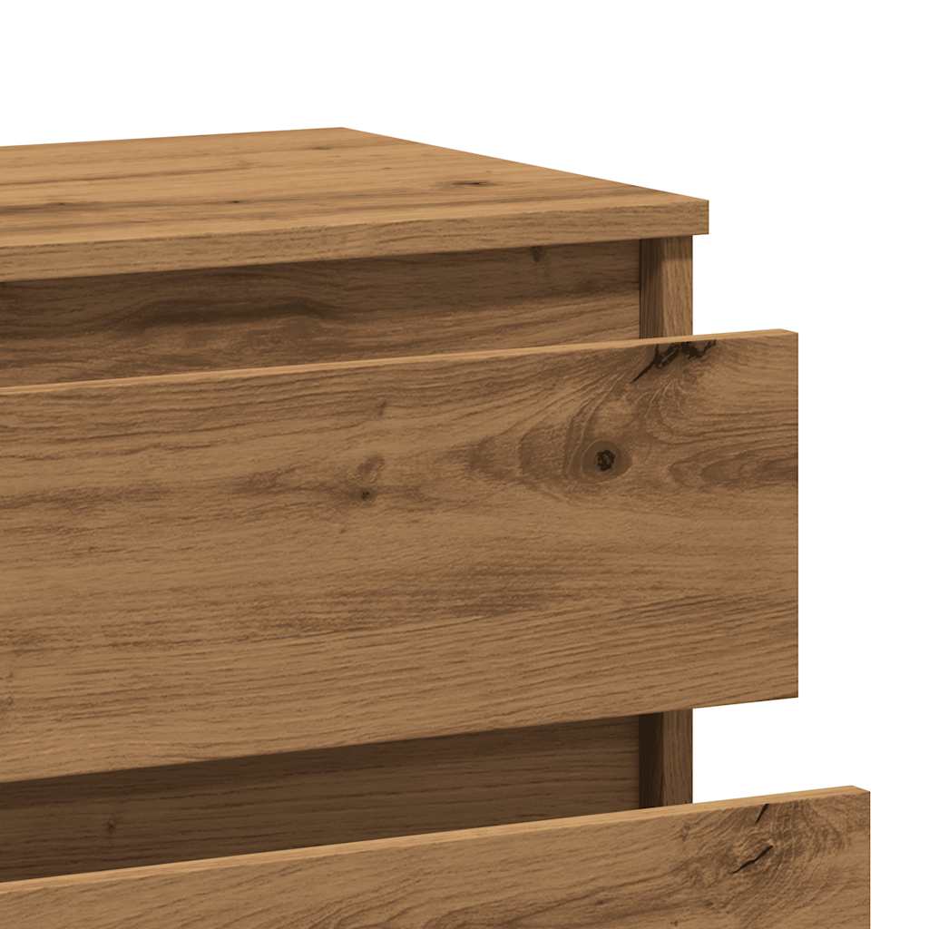 Dressoir 60x35x70 cm bewerkt hout artisanaal eikenkleur is nu te koop bij PeponiXL, paradijselijk wonen!