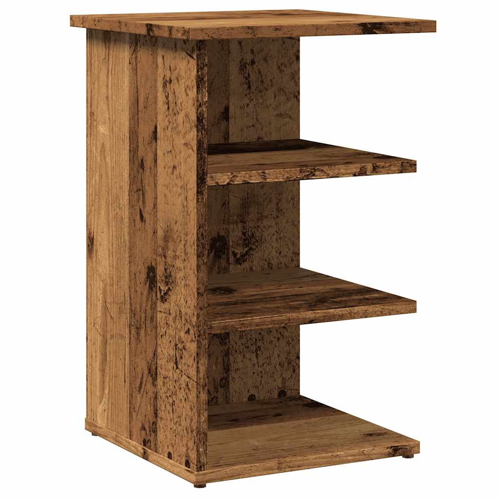 Dressoir 35x35x55 cm bewerkt hout oud houtkleurig is nu te koop bij PeponiXL, paradijselijk wonen!