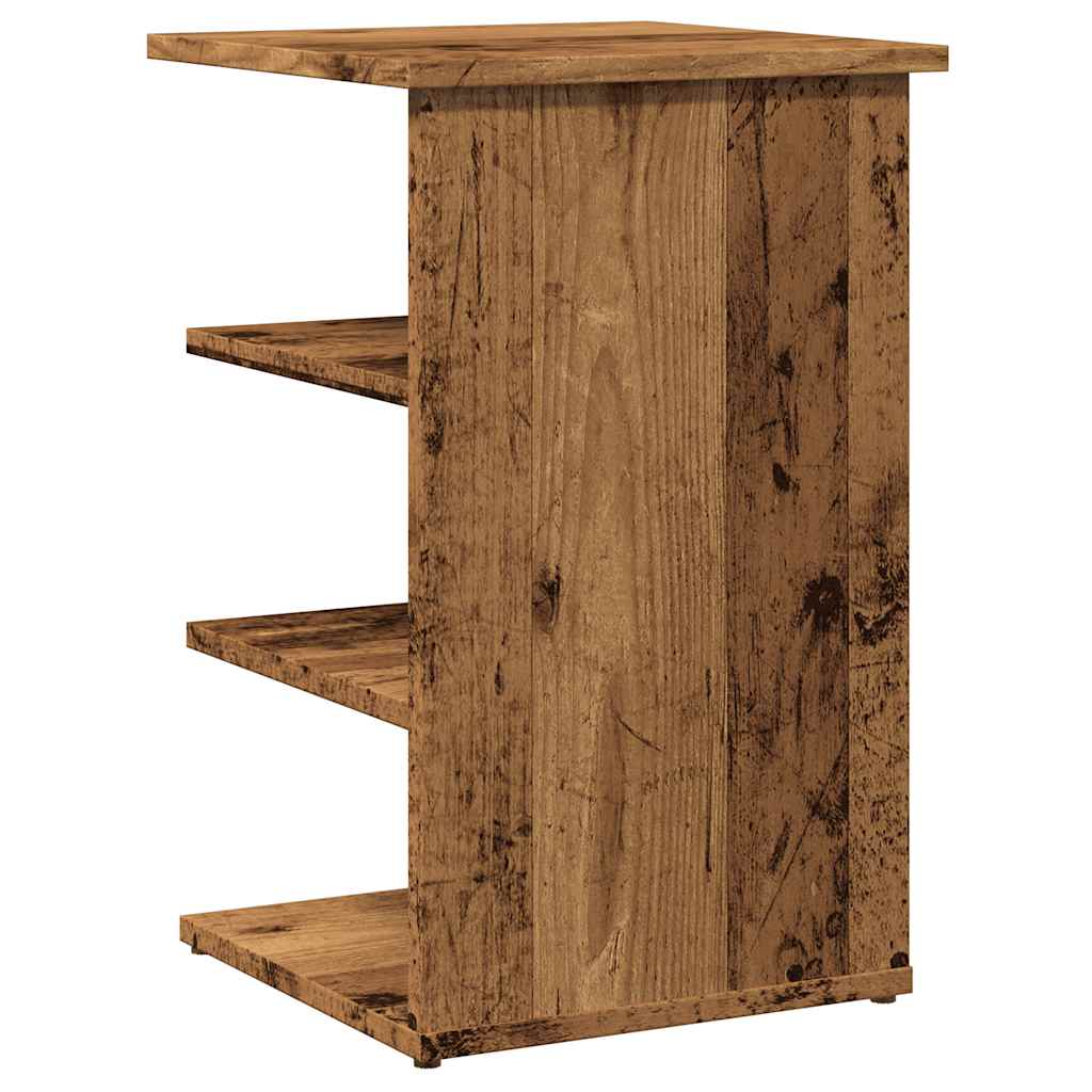 Dressoir 35x35x55 cm bewerkt hout oud houtkleurig is nu te koop bij PeponiXL, paradijselijk wonen!