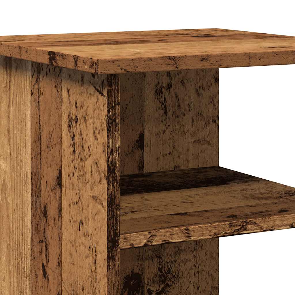 Dressoir 35x35x55 cm bewerkt hout oud houtkleurig is nu te koop bij PeponiXL, paradijselijk wonen!