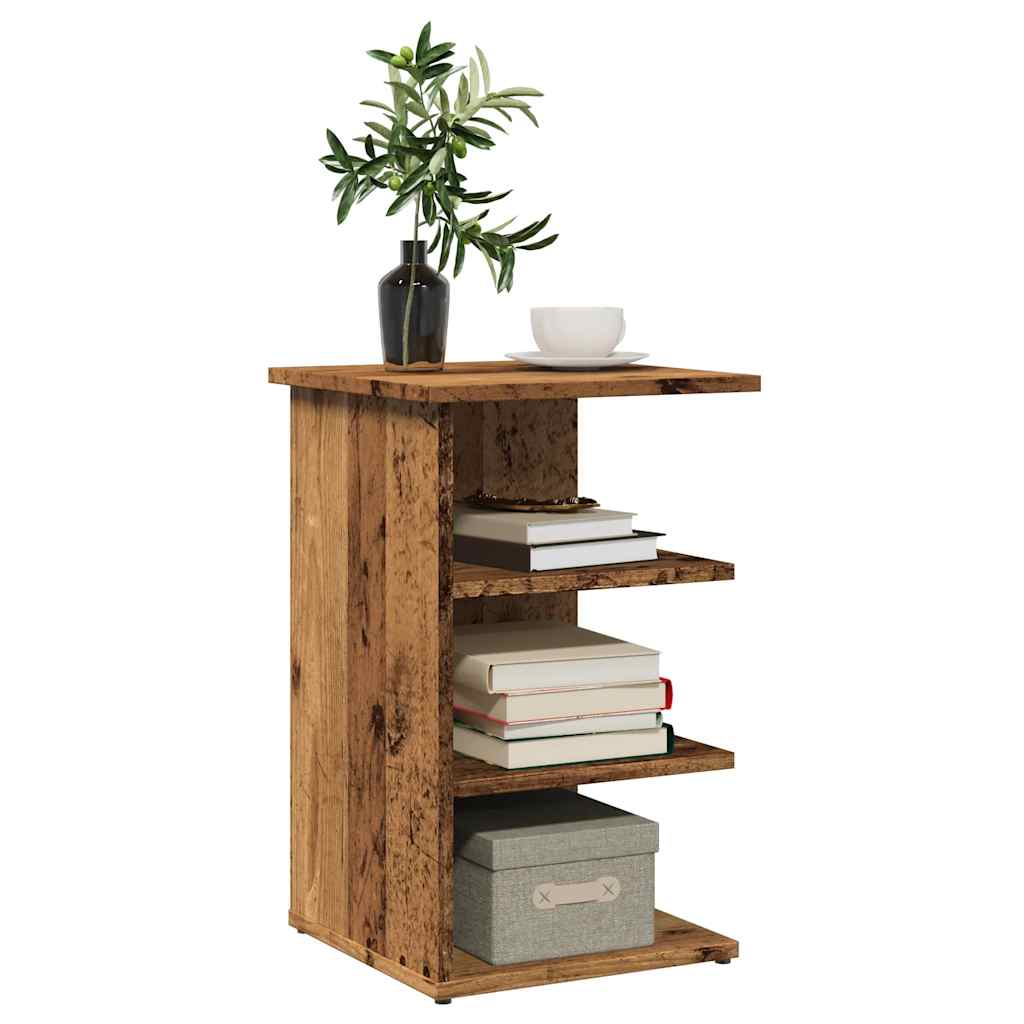 Dressoir 35x35x55 cm bewerkt hout oud houtkleurig is nu te koop bij PeponiXL, paradijselijk wonen!