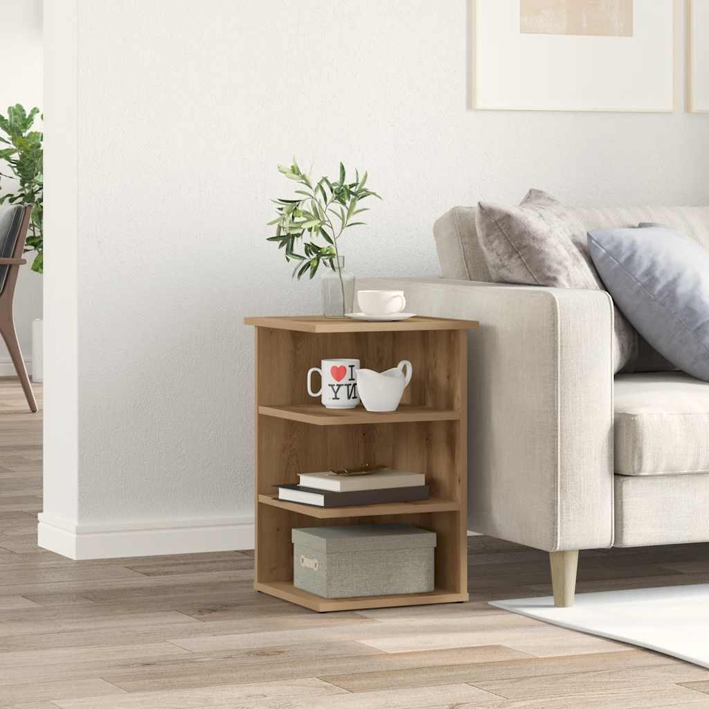 Dressoir 35x35x55 cm bewerkt hout artisanaal eikenkleur is nu te koop bij PeponiXL, paradijselijk wonen!
