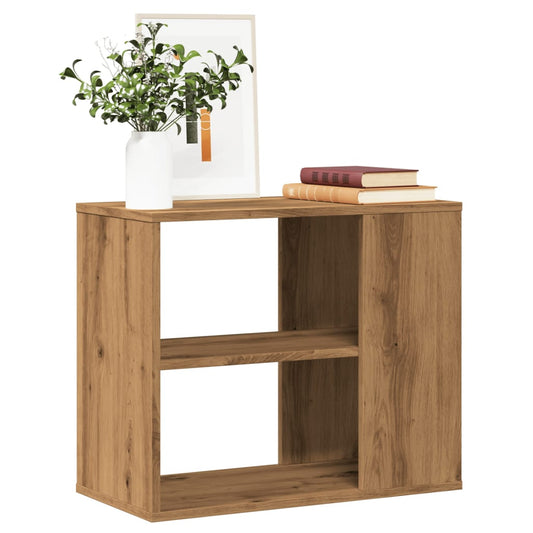 Bijzetkast 60x30x50 cm bewerkt hout artisanaal eikenkleur is nu te koop bij PeponiXL, paradijselijk wonen!