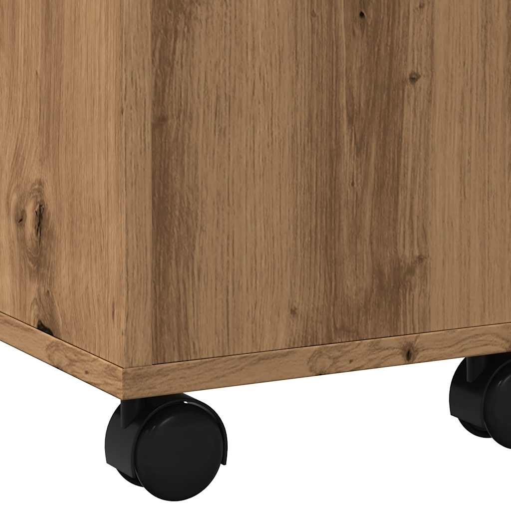 Salontafel 60x60x38 cm bewerkt hout artisanaal eikenkleurig is nu te koop bij PeponiXL, paradijselijk wonen!
