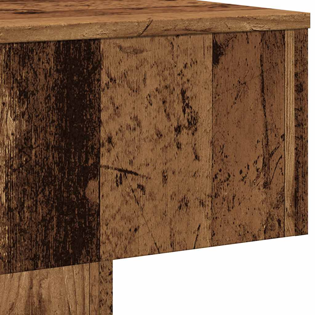 Salontafel 60x60x31,5 cm bewerkt hout oud houtkleurig is nu te koop bij PeponiXL, paradijselijk wonen!