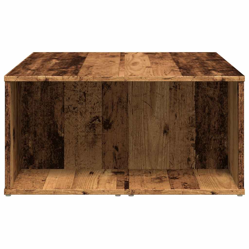Salontafel 90x67x33 cm bewerkt hout oud houtkleurig is nu te koop bij PeponiXL, paradijselijk wonen!