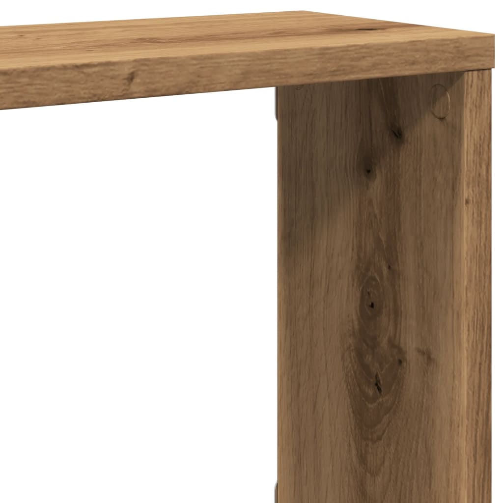 Wandschappen kubus 2st 100x15x30cm bewerkt hout artisanaaleiken is nu te koop bij PeponiXL, paradijselijk wonen!