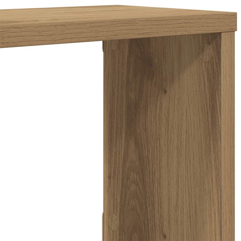 Wandschappen kubus 2 st 60x15x23 cm hout artisanaal eiken is nu te koop bij PeponiXL, paradijselijk wonen!