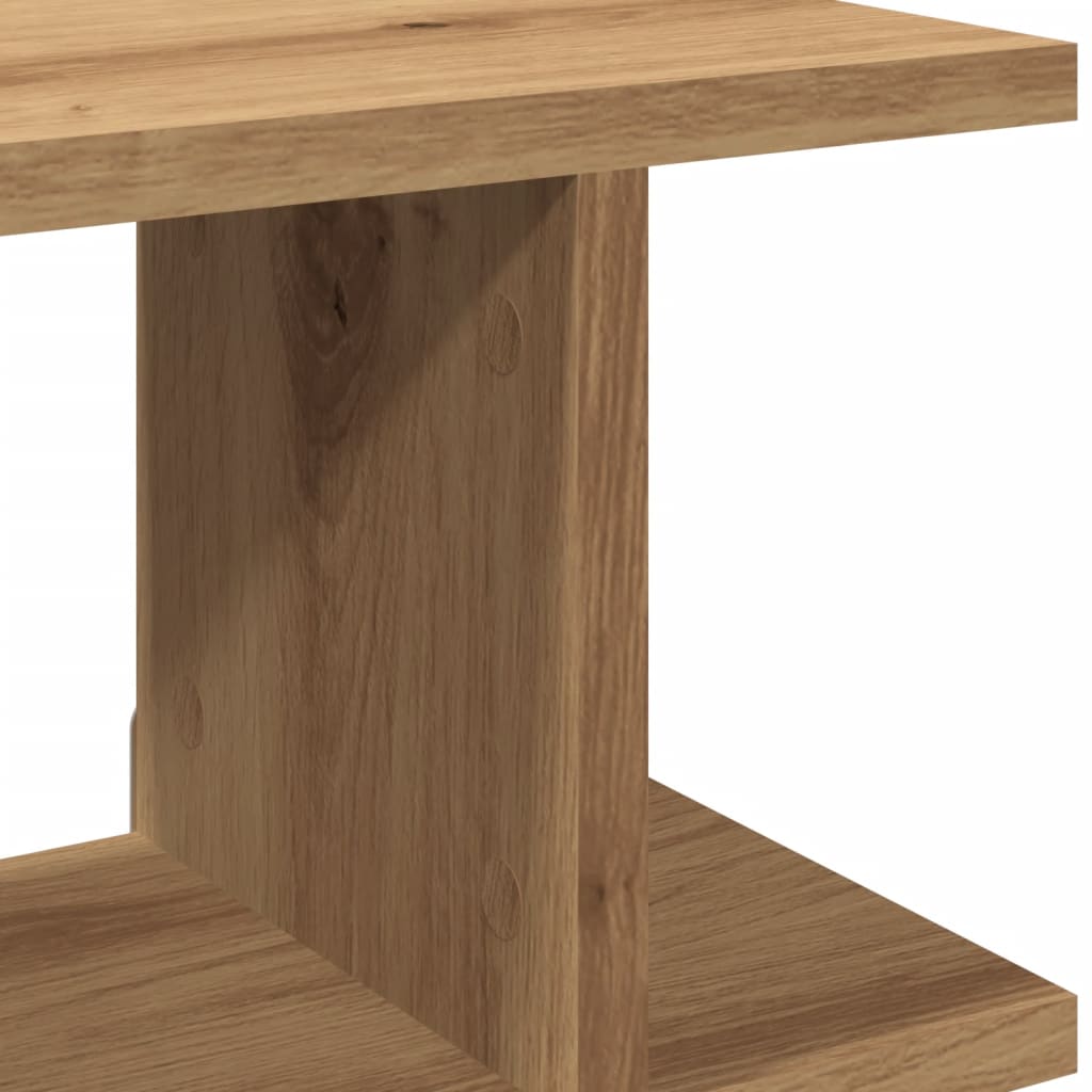 Wandschappen 2 st 90x18x20cm bewerkt hout artisanaal eikenkleur is nu te koop bij PeponiXL, paradijselijk wonen!