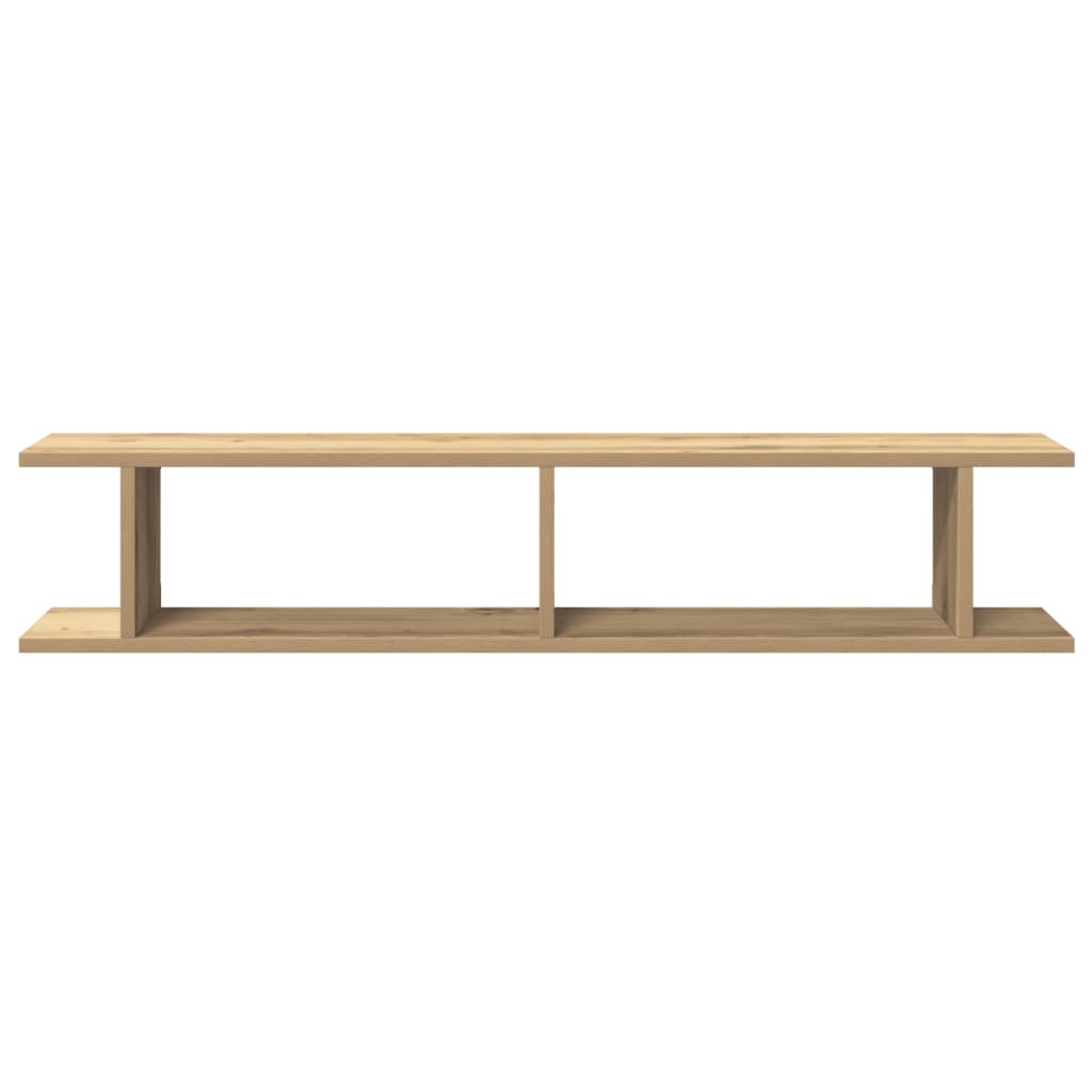 Wandschappen 2 st 105x18x20 cm bewerkt hout artisanaal eiken is nu te koop bij PeponiXL, paradijselijk wonen!