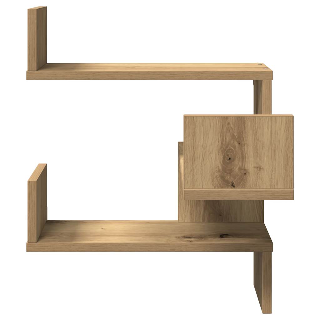 Hoekwandschap 40x40x49,5 cm bewerkt hout artisanaal eiken is nu te koop bij PeponiXL, paradijselijk wonen!