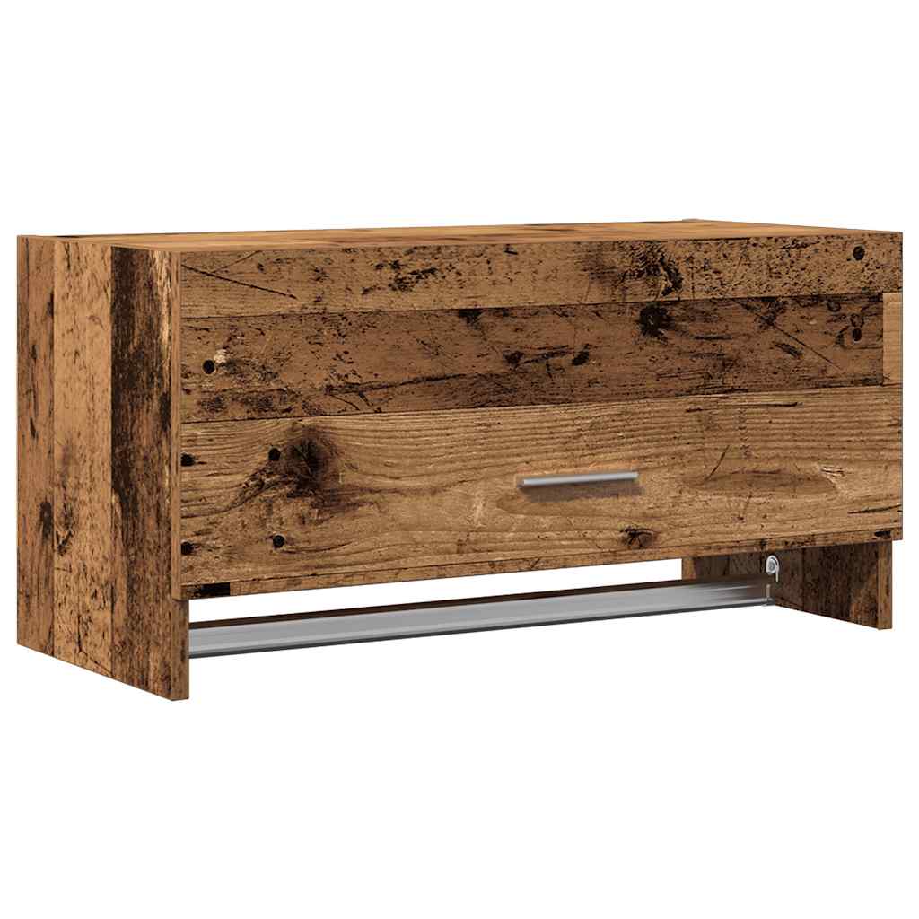 Kledingkast 70x32,5x35 cm bewerkt hout oud houtkleurig is nu te koop bij PeponiXL, paradijselijk wonen!