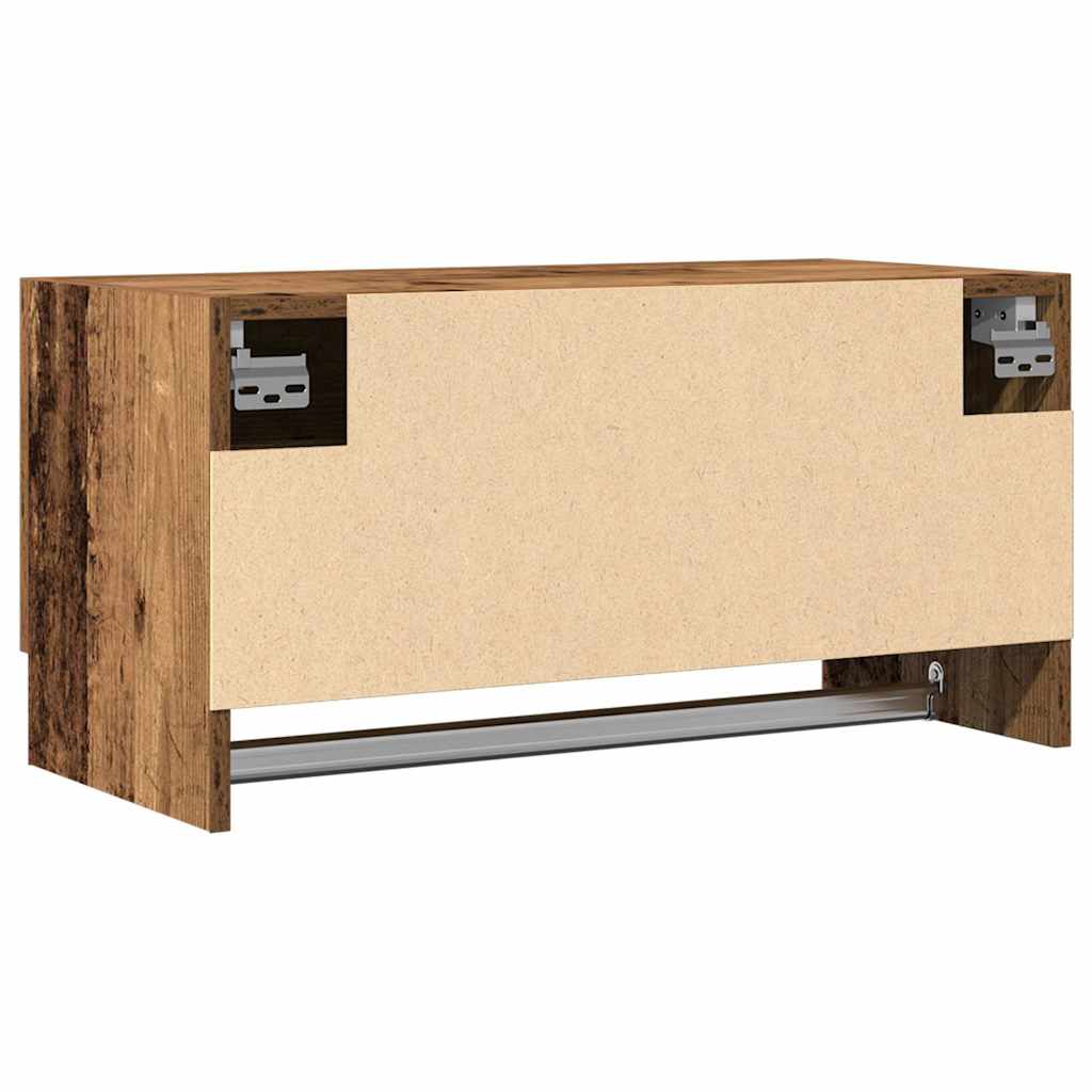 Kledingkast 70x32,5x35 cm bewerkt hout oud houtkleurig is nu te koop bij PeponiXL, paradijselijk wonen!