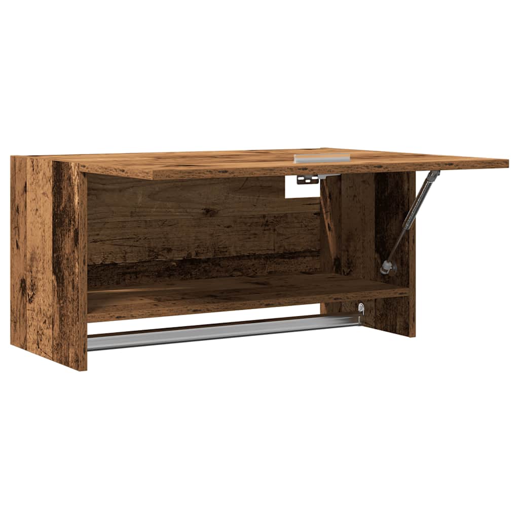 Kledingkast 70x32,5x35 cm bewerkt hout oud houtkleurig is nu te koop bij PeponiXL, paradijselijk wonen!