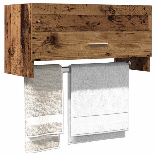 Kledingkast 70x32,5x35 cm bewerkt hout oud houtkleurig is nu te koop bij PeponiXL, paradijselijk wonen!