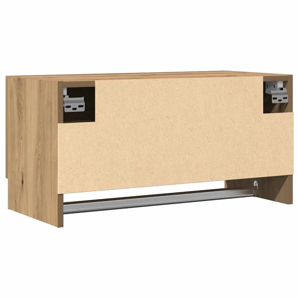 Kledingkast 70x32,5x35 cm bewerkt hout artisanaal eikenkleur is nu te koop bij PeponiXL, paradijselijk wonen!