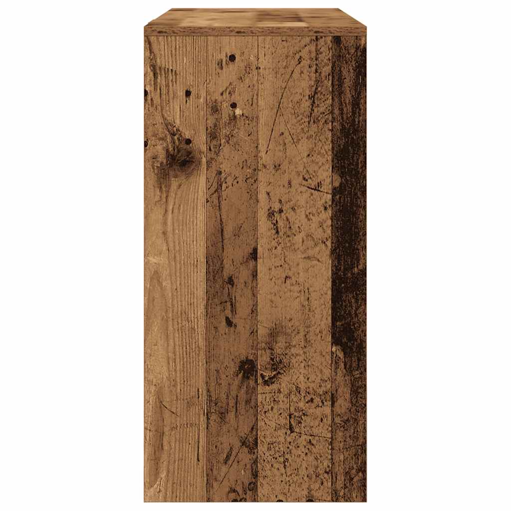 Bureau 102,5x35x75 cm bewerkt hout oud houtkleurig is nu te koop bij PeponiXL, paradijselijk wonen!