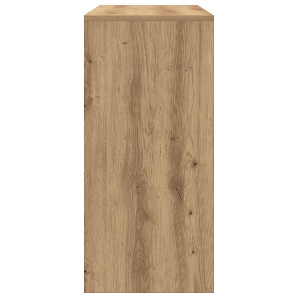 Bureau 102,5x35x75 cm bewerkt hout artisanaal eikenkleur is nu te koop bij PeponiXL, paradijselijk wonen!