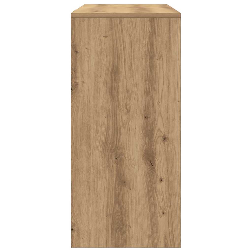 Bureau 102,5x35x75 cm bewerkt hout artisanaal eikenkleur is nu te koop bij PeponiXL, paradijselijk wonen!