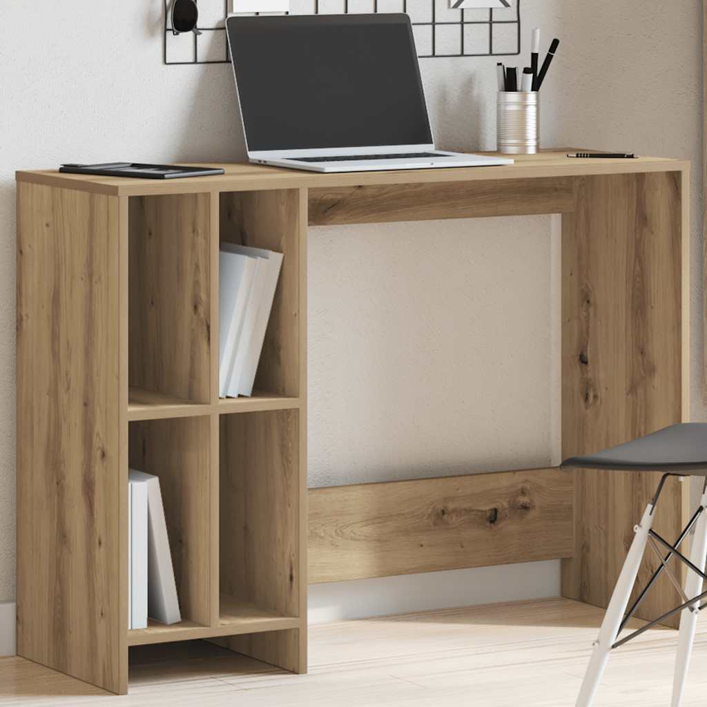 Bureau 102,5x35x75 cm bewerkt hout artisanaal eikenkleur is nu te koop bij PeponiXL, paradijselijk wonen!