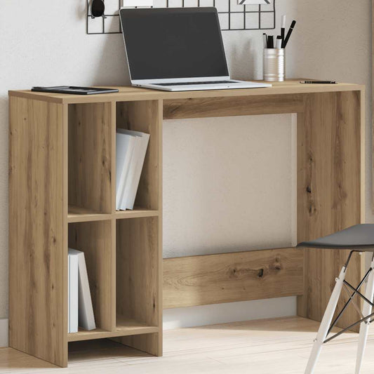 Bureau 102,5x35x75 cm bewerkt hout artisanaal eikenkleur is nu te koop bij PeponiXL, paradijselijk wonen!