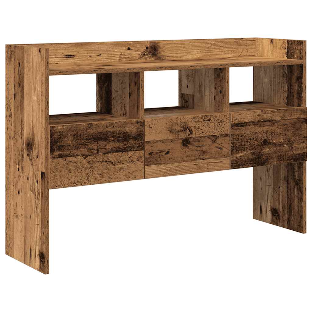 Dressoir 105x30x70 cm bewerkt hout oud houtkleurig is nu te koop bij PeponiXL, paradijselijk wonen!