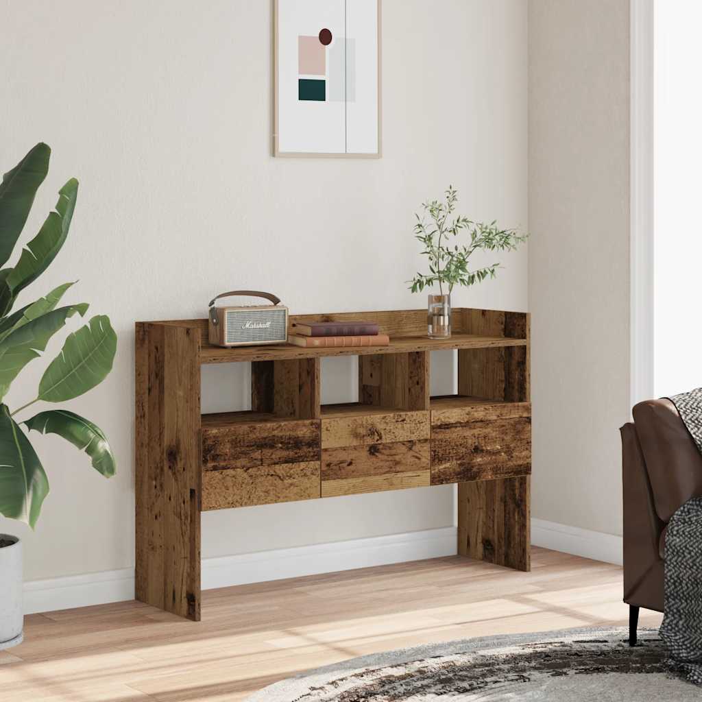 Dressoir 105x30x70 cm bewerkt hout oud houtkleurig is nu te koop bij PeponiXL, paradijselijk wonen!
