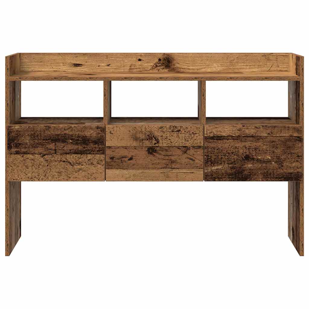 Dressoir 105x30x70 cm bewerkt hout oud houtkleurig is nu te koop bij PeponiXL, paradijselijk wonen!