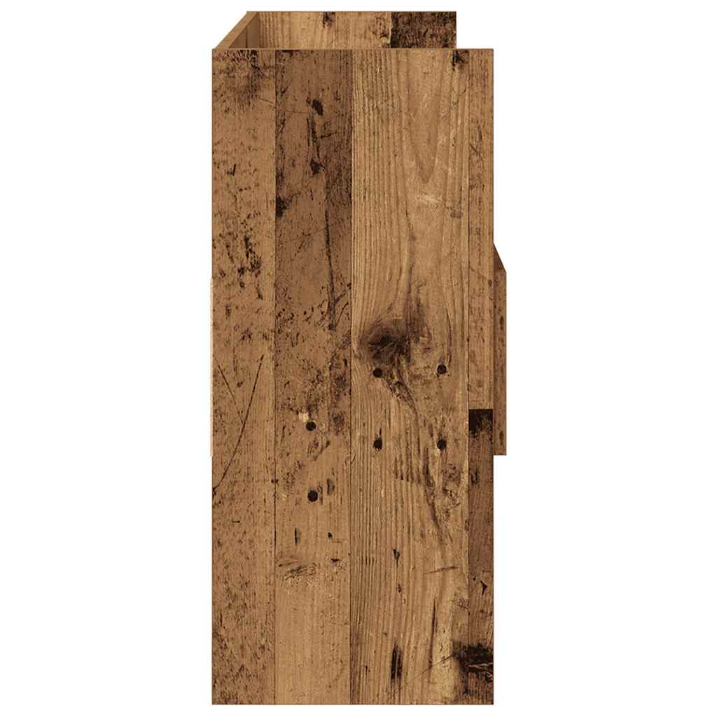 Dressoir 105x30x70 cm bewerkt hout oud houtkleurig is nu te koop bij PeponiXL, paradijselijk wonen!