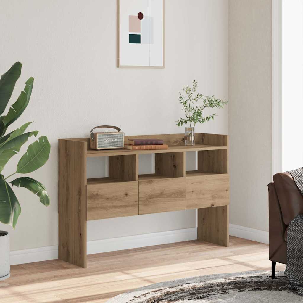 Dressoir 105x30x70 cm bewerkt hout artisanaal eikenkleurig is nu te koop bij PeponiXL, paradijselijk wonen!