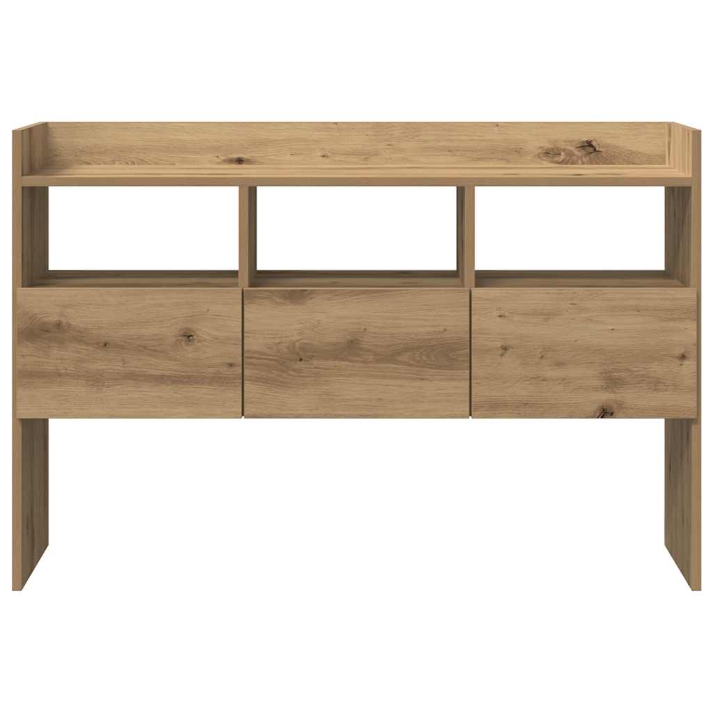 Dressoir 105x30x70 cm bewerkt hout artisanaal eikenkleurig is nu te koop bij PeponiXL, paradijselijk wonen!
