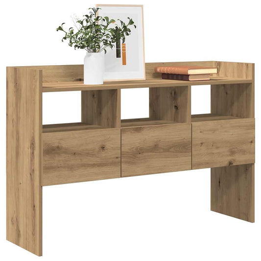 Dressoir 105x30x70 cm bewerkt hout artisanaal eikenkleurig is nu te koop bij PeponiXL, paradijselijk wonen!