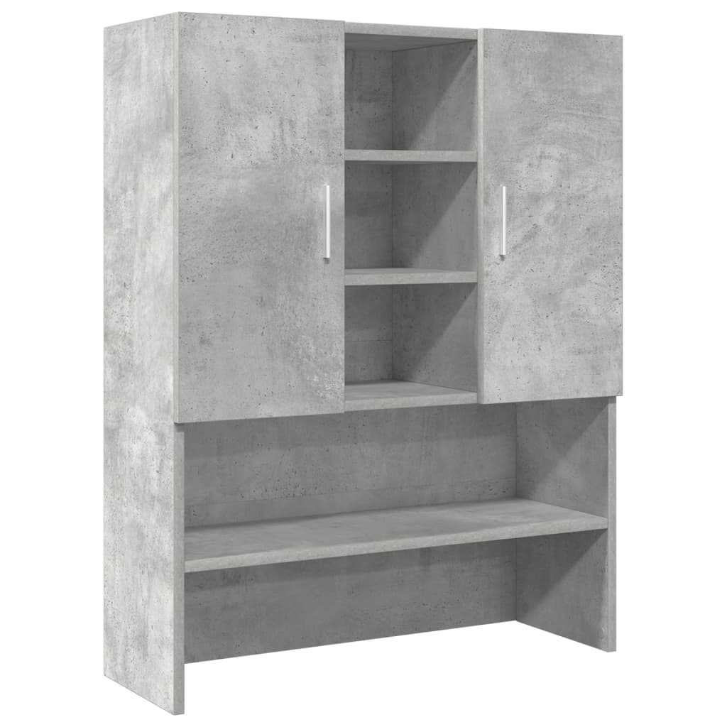 Wasmachinekast 70,5x25,5x90 cm betongrijs is nu te koop bij PeponiXL, paradijselijk wonen!
