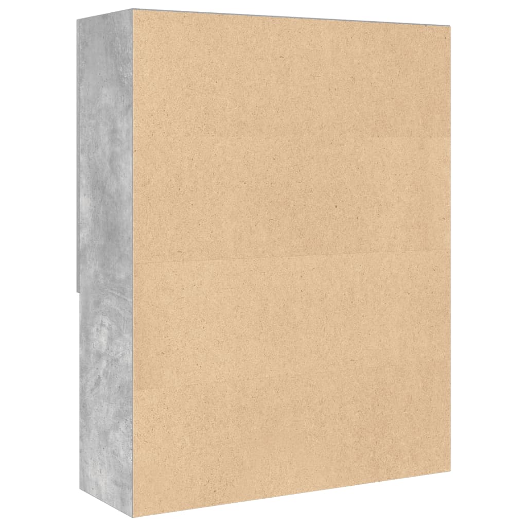 Wasmachinekast 70,5x25,5x90 cm betongrijs is nu te koop bij PeponiXL, paradijselijk wonen!