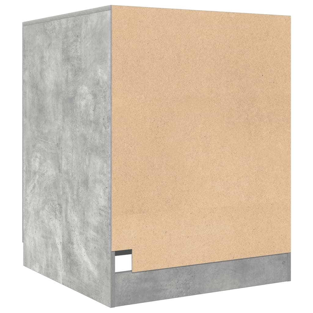 Wasmachinekast 70,5x71,5x91,5 cm betongrijs is nu te koop bij PeponiXL, paradijselijk wonen!