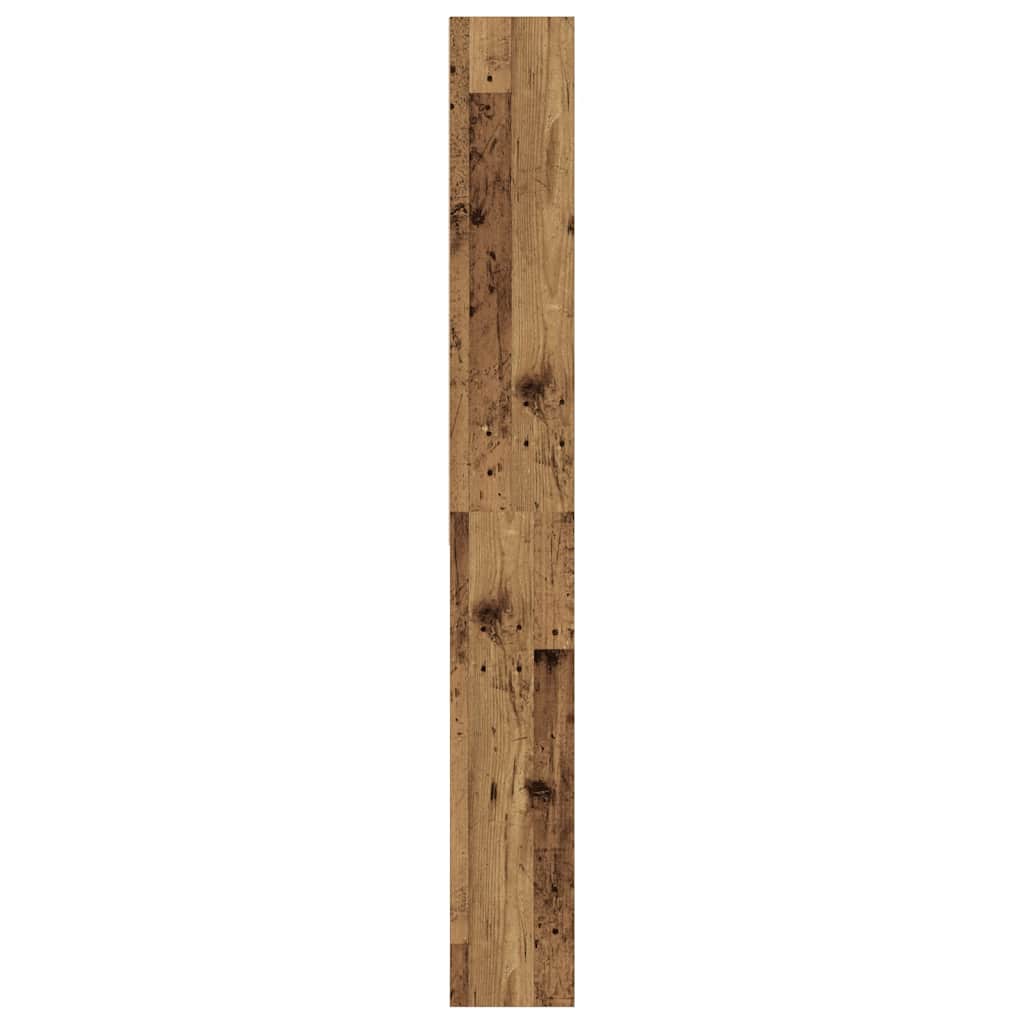 Wasmachinekast 64x24x190 cm oud houtkleurig is nu te koop bij PeponiXL, paradijselijk wonen!